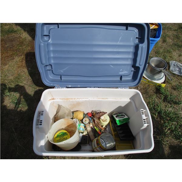 Misc. Fishing Related Item with Tubs