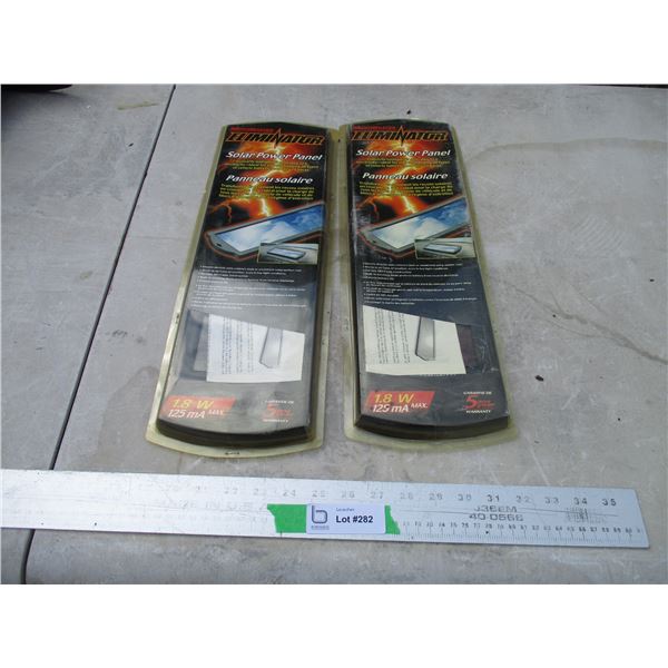 (2) 12V Solar Power Pannel