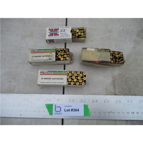 (4) Boxes of .22 Shells
