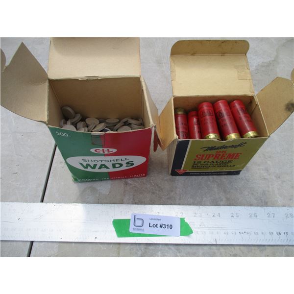 Superior Box of Shotgun Shells - 2 Missing, Shotgun Shell Wads