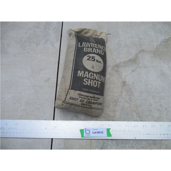 25 Lbs No.4 Magnum Shot (Factory Sealed)