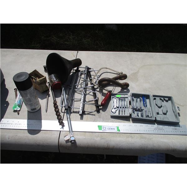 Threaded Rod, Small Screw Driver Kit, Clevis, Misc.