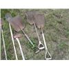 Image 2 : (7) Garden Tools(Shovels, Axe, Rake)