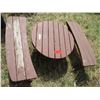 Image 2 : Small Round Wooden Table & Bench's