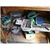 Image 2 : Shelving Unit with Bug Zapper, Drills, Propane Tank, Misc.