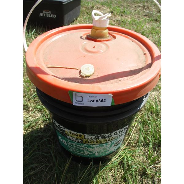 Pail of Anti Ware Hydraulic Fluid (3/4 Full)