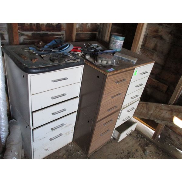 18 Drawer Cabinet with Contents