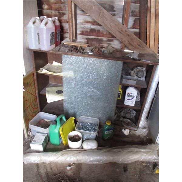 3 Tier Shelf with Windshield Washer Fluid, Misc.