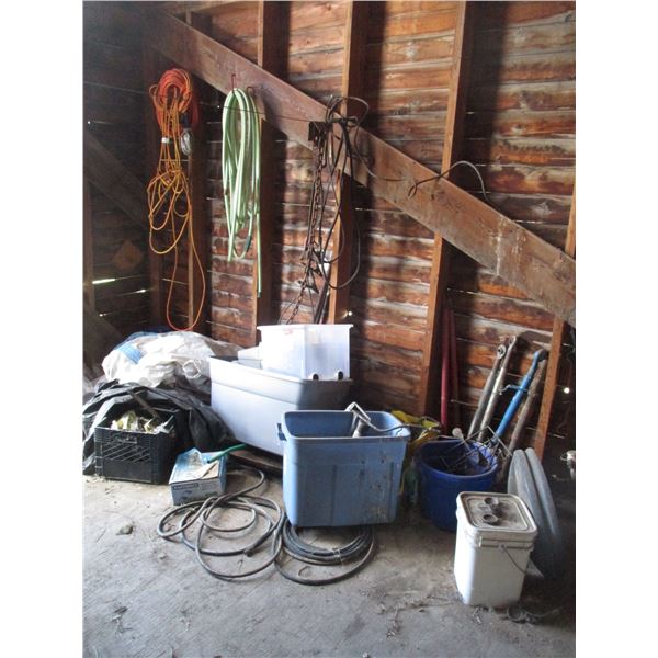 (4) Adjustable Lift Arm for 3 Pt. Hitch Extension Cord, Trouble Light,  Totes, Misc.