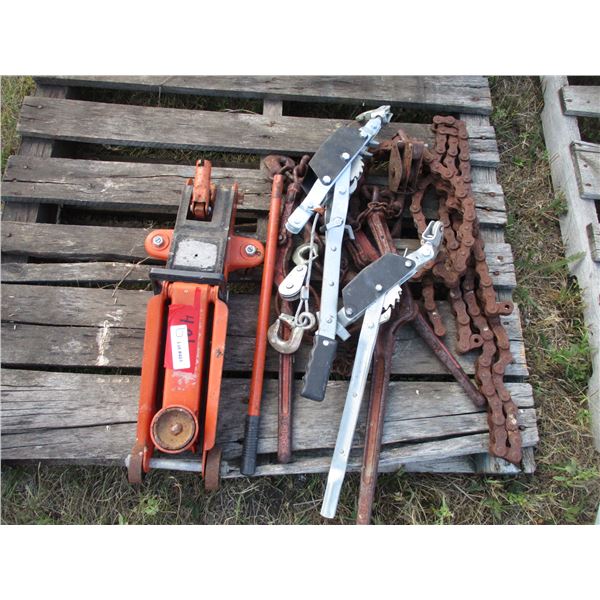 Floor Jack, Come Along, Chains