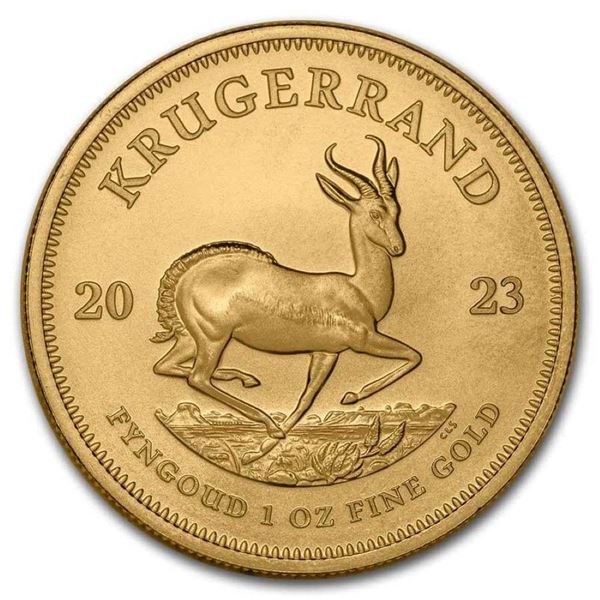 (3) 2023 South African Krugerrand .9999 Gold 1 ozt
