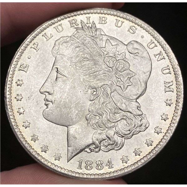 1884-O Morgan Silver Dollar MS63