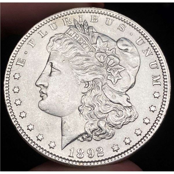 1892 Morgan Silver Dollar MS64 Details