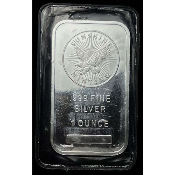 Sunshine Minting Eagle 1 ozt .999 Silver Bar