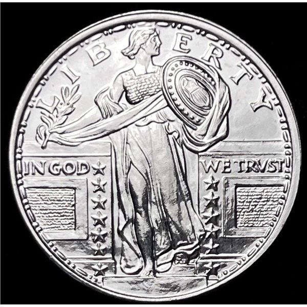 Standing Liberty Quarter Design 1 ozt .999 Silver