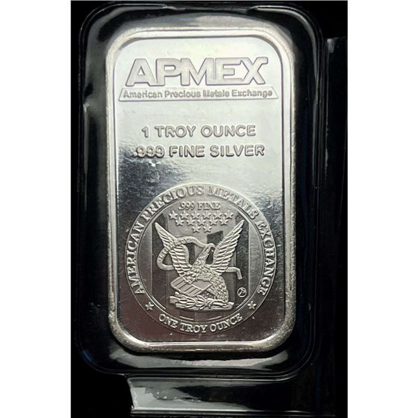 Apmex 1 ozt .999 Silver Bar