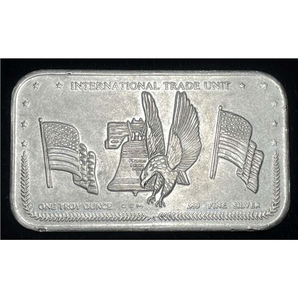 International Trade Unit American Eagle 1 ozt .999 Silver Bar