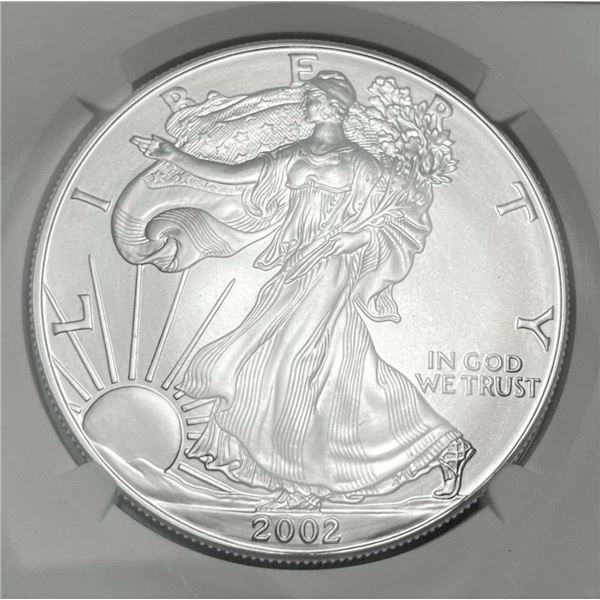2002 American Silver Eagle NGC MS69