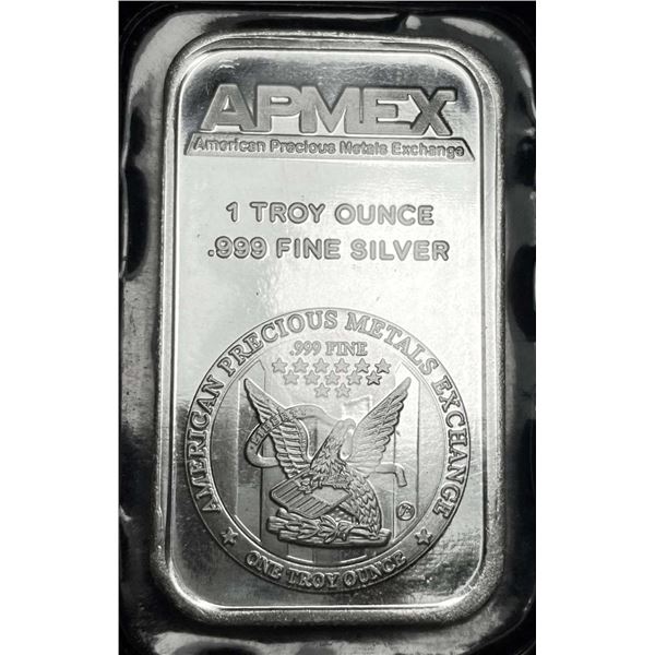 Apmex 1 ozt .999 Silver Bar