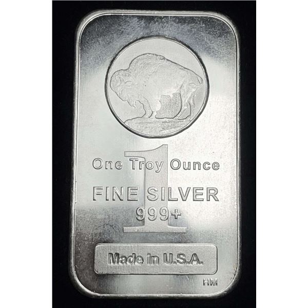 Highland Mint Buffalo Design 1 ozt .999 Silver