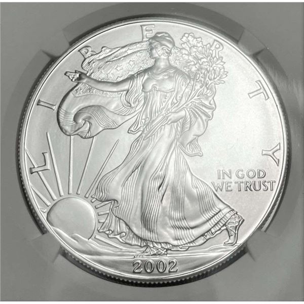 2002 American Silver Eagle NGC MS69