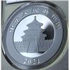 Image 3 : 2021(S) Chinese Panda 10 Yn .999 Silver 30g PCGS MS70