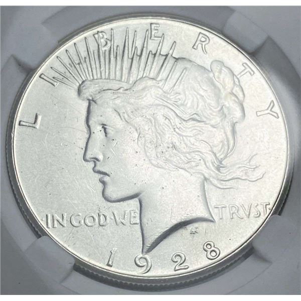 1928-S Peace Silver Dollar MS64