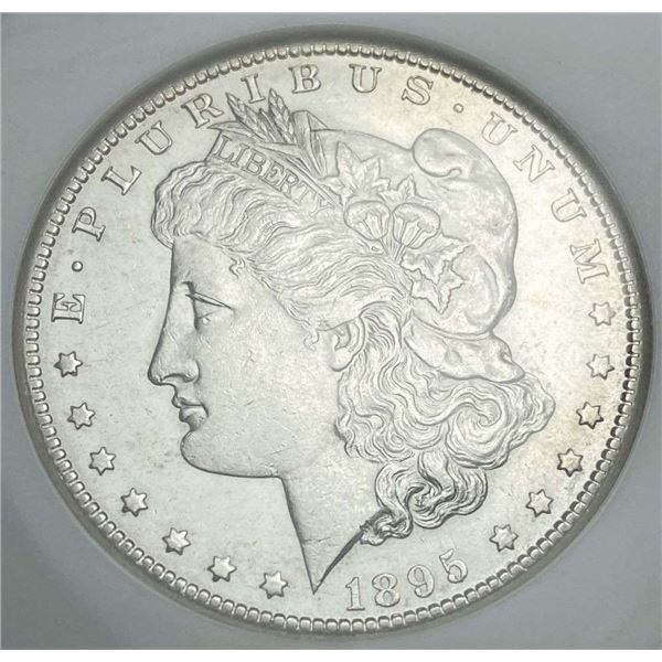 1895-S Morgan Silver Dollar NGC AU58 Old Holder