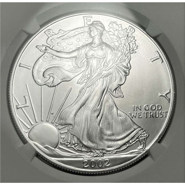 2002 American Silver Eagle NGC MS69