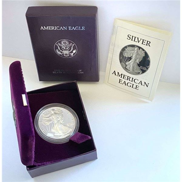 1987-S American Silver Eagle Proof OGP