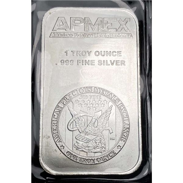 Apmex 1 ozt .999 Silver Bar
