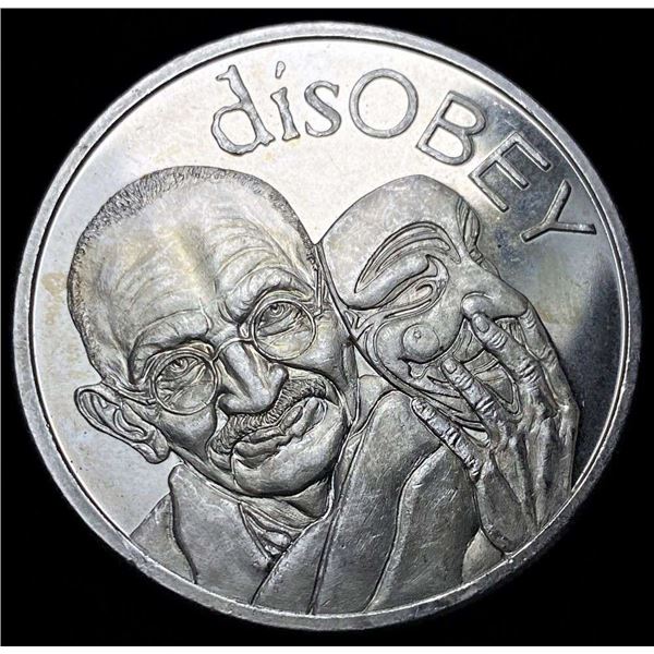 2017 "DisOBEY" Silver Shield 1 ozt .999 Silver