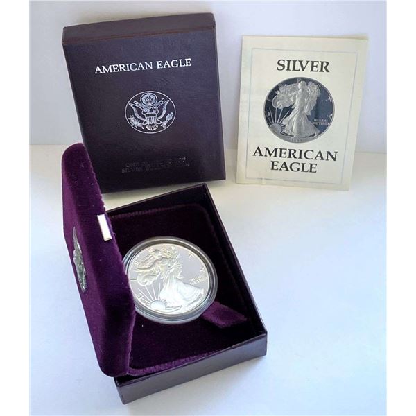 1987-S American Silver Eagle Proof OGP