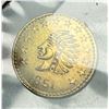 Image 1 : 1851 California Gold Token 1/2 Dollar