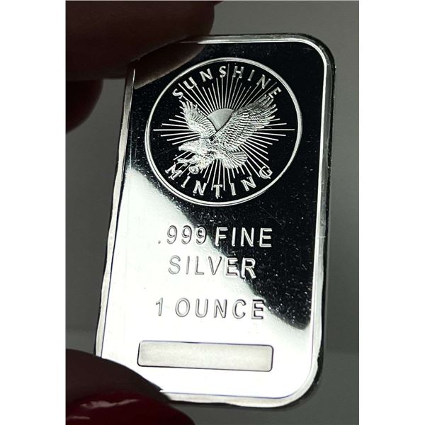 Sunshine Minting Eagle 1 ozt .999 Silver Bar