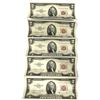 Image 1 : (5) 1953 Red Sealed $2 Note