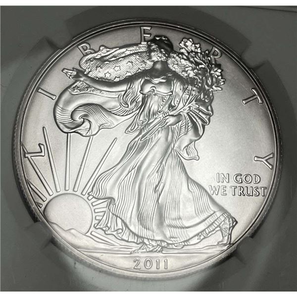 2011-S American Silver Eagle NGC MS69 25th Anniversary