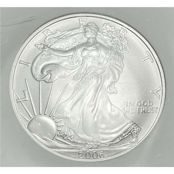 2006 American Silver Eagle NGC Gem Uncirculated First Strikes