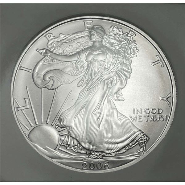 2006 American Silver Eagle NGC Gem Uncirculated First Strikes