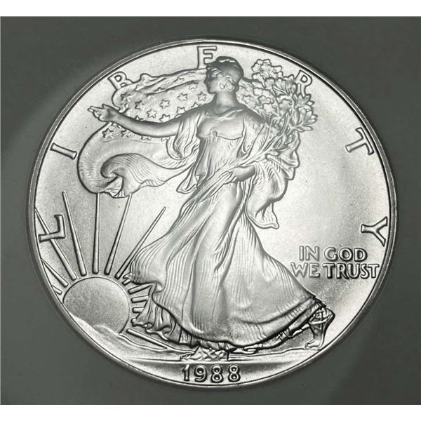 1988 American Silver Eagle NGC MS69