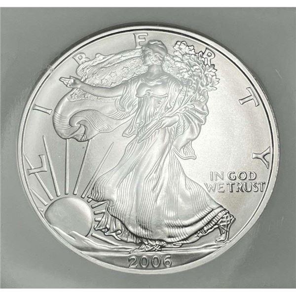 2006 American Silver Eagle NGC Gem Uncirculated First Strikes