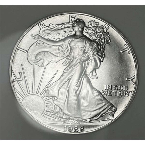 1988 American Silver Eagle NGC MS69