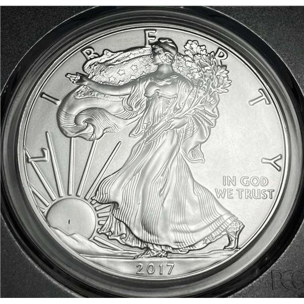 2017 American Silver Eagle PCGS MS70 First Strike