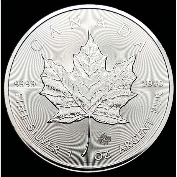 2016 Canada $5 Maple Leaf 1 ozt .9999 Silver