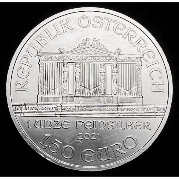 2021 Austrian Philharmonic 1 ozt Silver