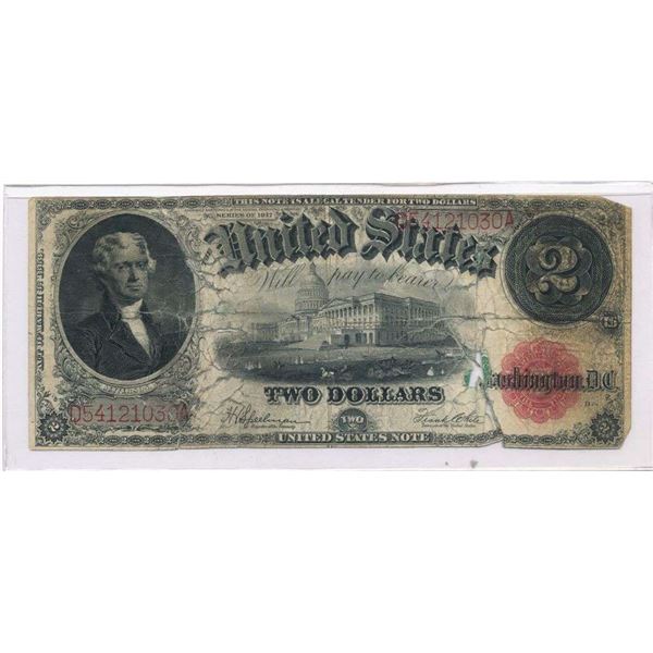 1917 United States $2 Legal Tender