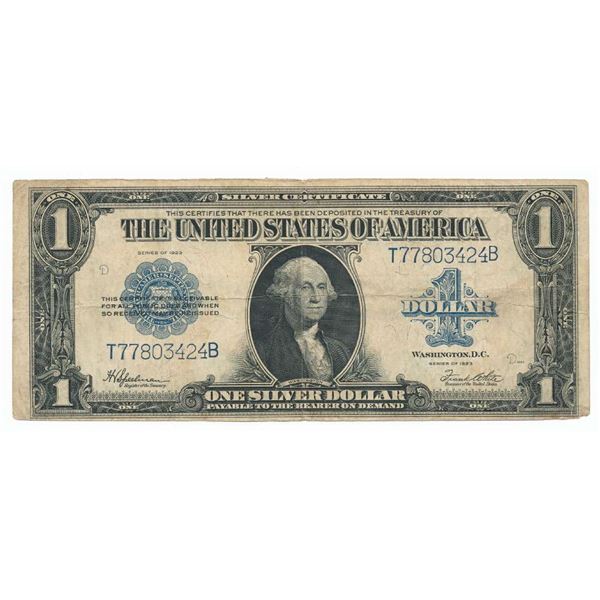 1923 $1 Silver Certificate Large Size Fine