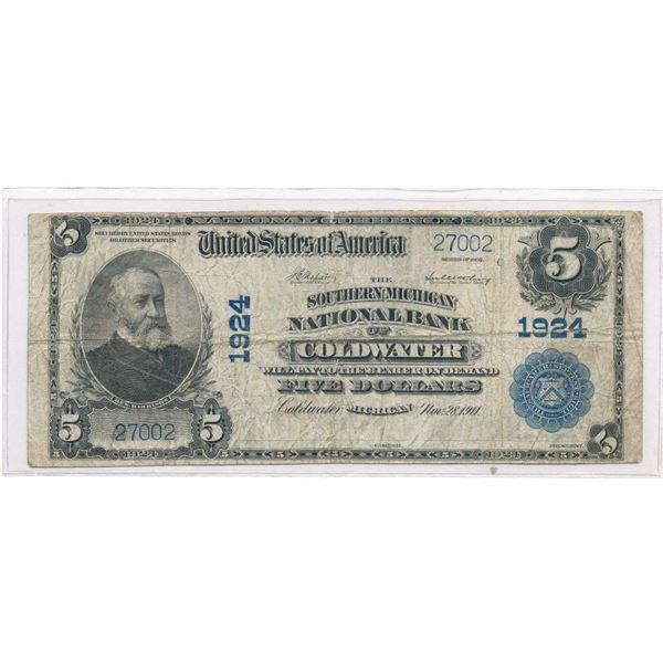 1902 United States $5 Confederate Note