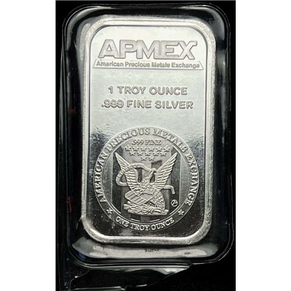 Apmex 1 ozt .999 Silver Bar
