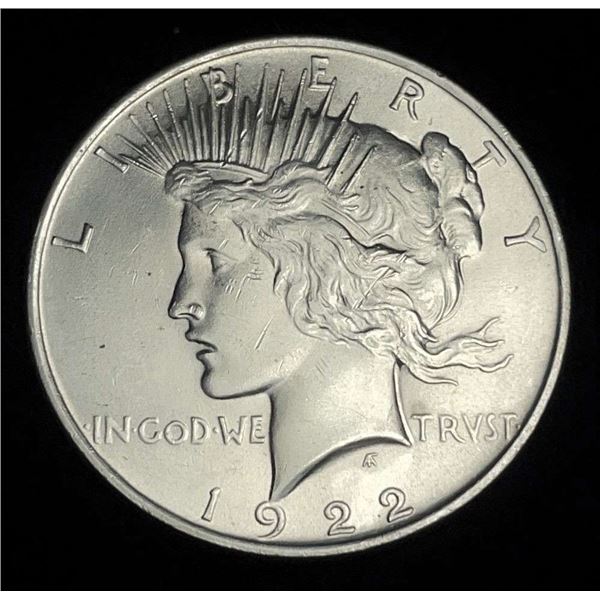 1922 Peace Silver Dollar MS64 Details
